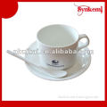 PLA coffee cup and saucer set